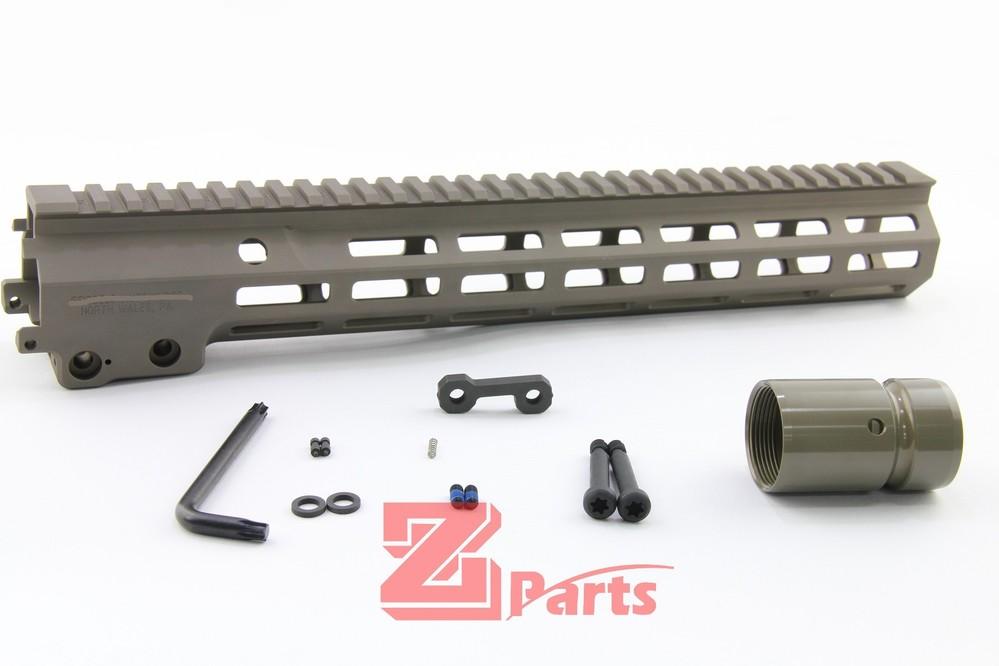 Z-Parts] 13.5 inch Handguard [For VFC M4 GBB Rifle][DE] – Asiaairsoft