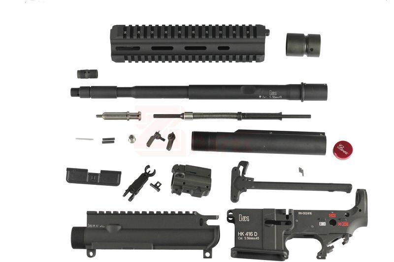 Z-Parts] Metal HK416 External For SYSTEMA PTW (Blk 14.5