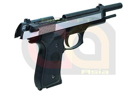 WE Double Barrel M9 Full Metal GBB Pistol Airsoft ( Black )