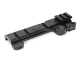 [MadDog] Airsoft MP5 20mm Picatinny Rail Rear Stock Base [For Tokyo Marui MP5 AEG Series][BLK]