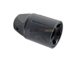 [MadDog] SR Style Airsoft Flash Hider[-14mm CCW][BLK]