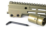 [Z-Parts] 9.3inch Mk16 Handguard for KJ Works M4 GBB Rifle (Tan)